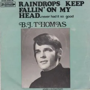 B.J.Thomas Raindrops Keep Fallin' On My Head