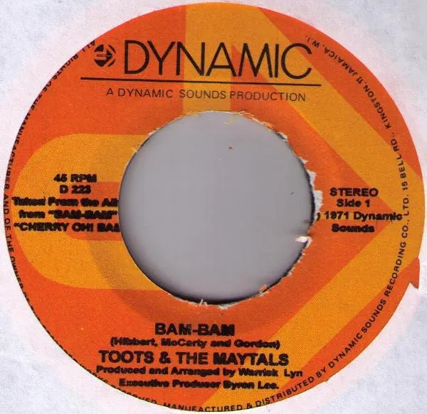 Toots & the Maytals – Bam Bam