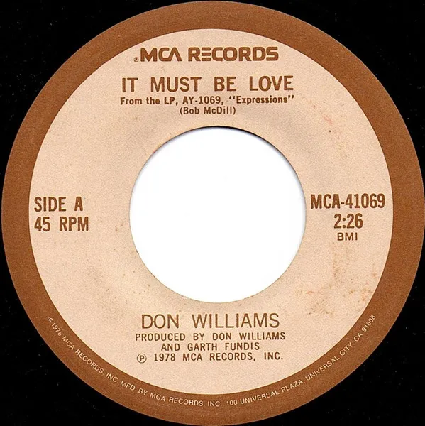 Don Williams – It Must Be Love
