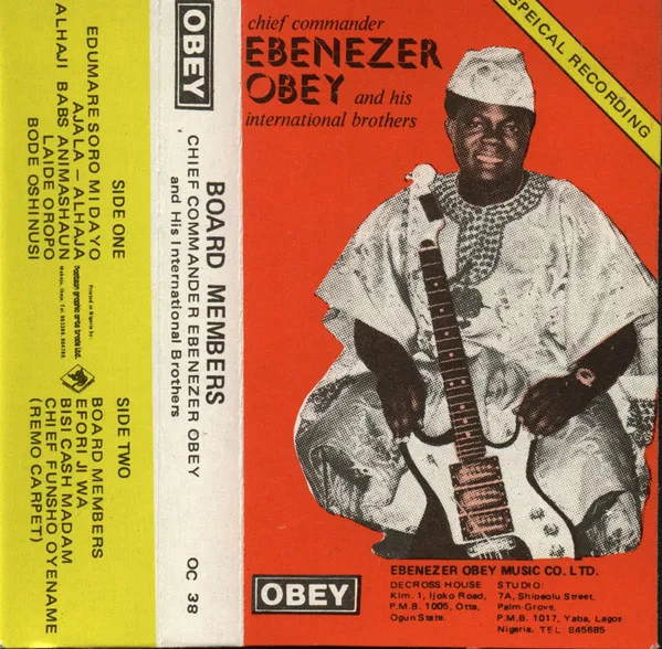 Ebenezer Obey – Edumare Soro Mi Dayo