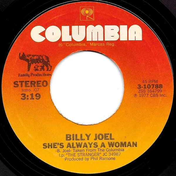 Billy Joel – She’s Always a Woman