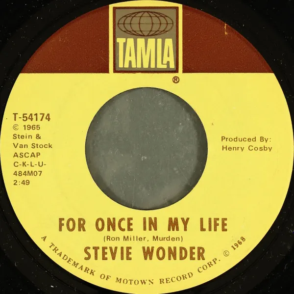 Stevie Wonder – For Once in My Life
