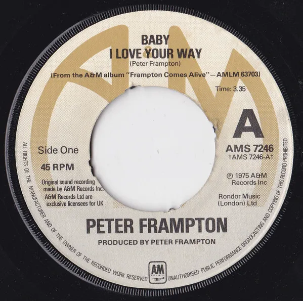 Peter Frampton – Baby, I Love Your Way