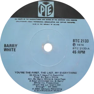 Barry White - You're the First, the Last, My Everything