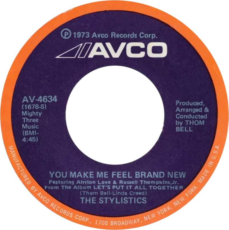 The Stylistics – You Make Me Feel Brand New