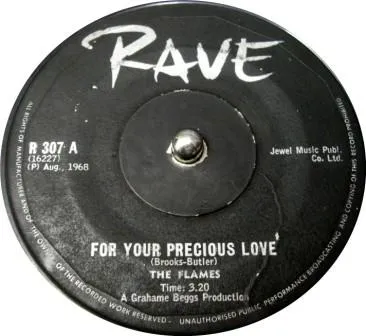 The Flames – For Your Precious Love