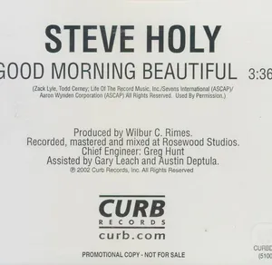 Steve Holy Good Morning Beautiful