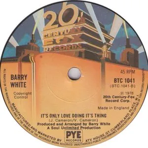 Barry White It’s Only Love Doing Its Thing