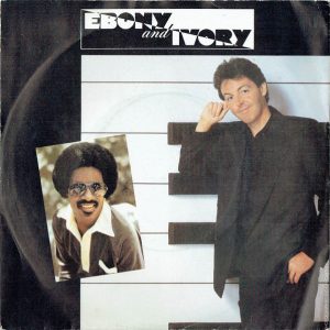 Paul McCartney and Stevie Wonder Ebony and Ivory