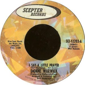 Dionne Warwick I Say a Little Prayer