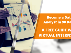 Become a Data Analyst in 90 Days - A Free Guide with Virtual Internships