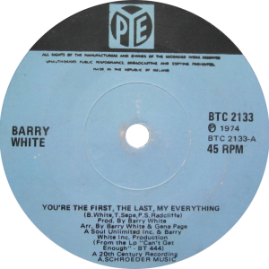 Barry White - You're the First, the Last, My Everything